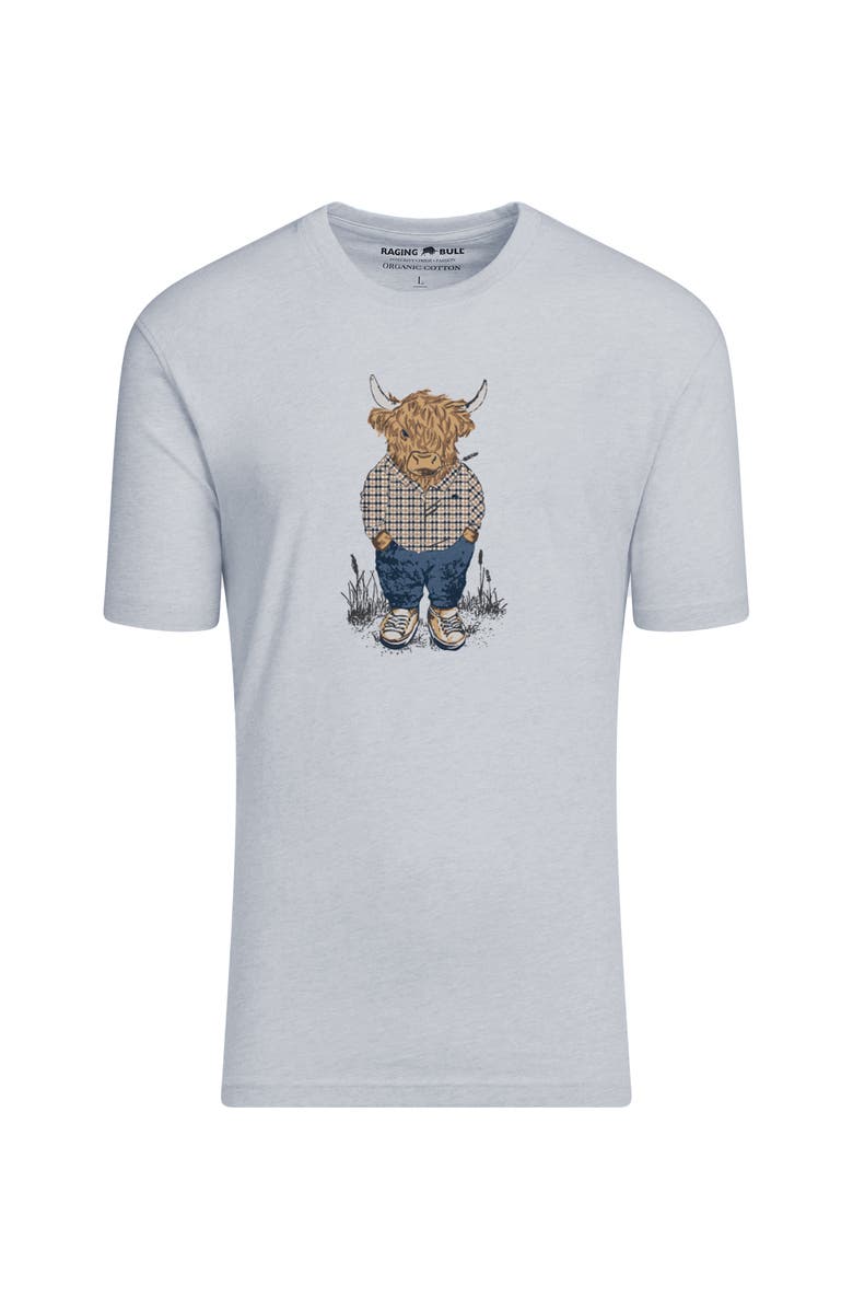 Raging Bull YFC Bully Boy Farmer T-Shirt, Alternate, color, Grey Marl