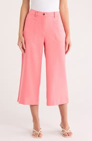 Nicole Miller High Waist Cropped Pants