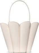 Kate Spade New York the spade fine grain leather bucket bag