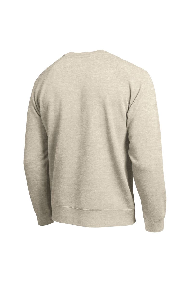 Men's Champion  Oatmeal Seattle Mariners All-Star Soft Felt Raglan Sweatshirt, Alternate, color, Oatmeal