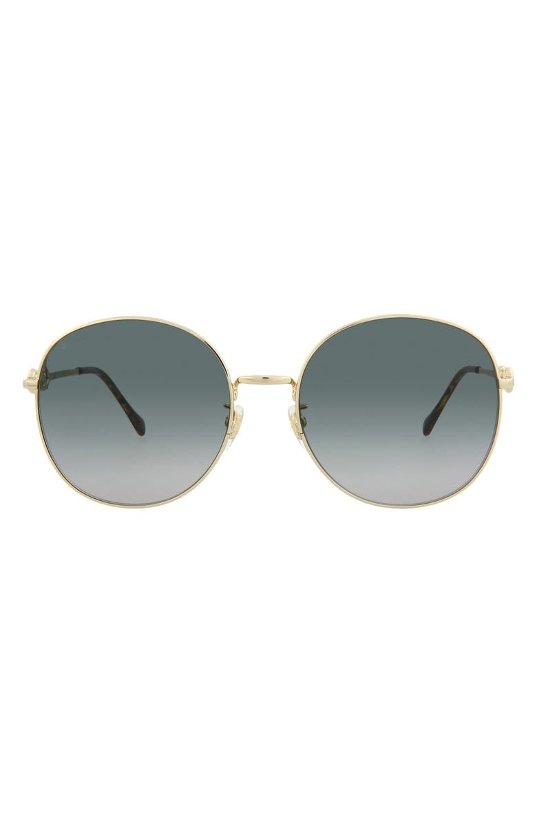 Gucci 59mm Round Sunglasses, Main, color,