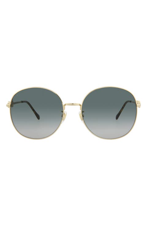 59mm Round Sunglasses