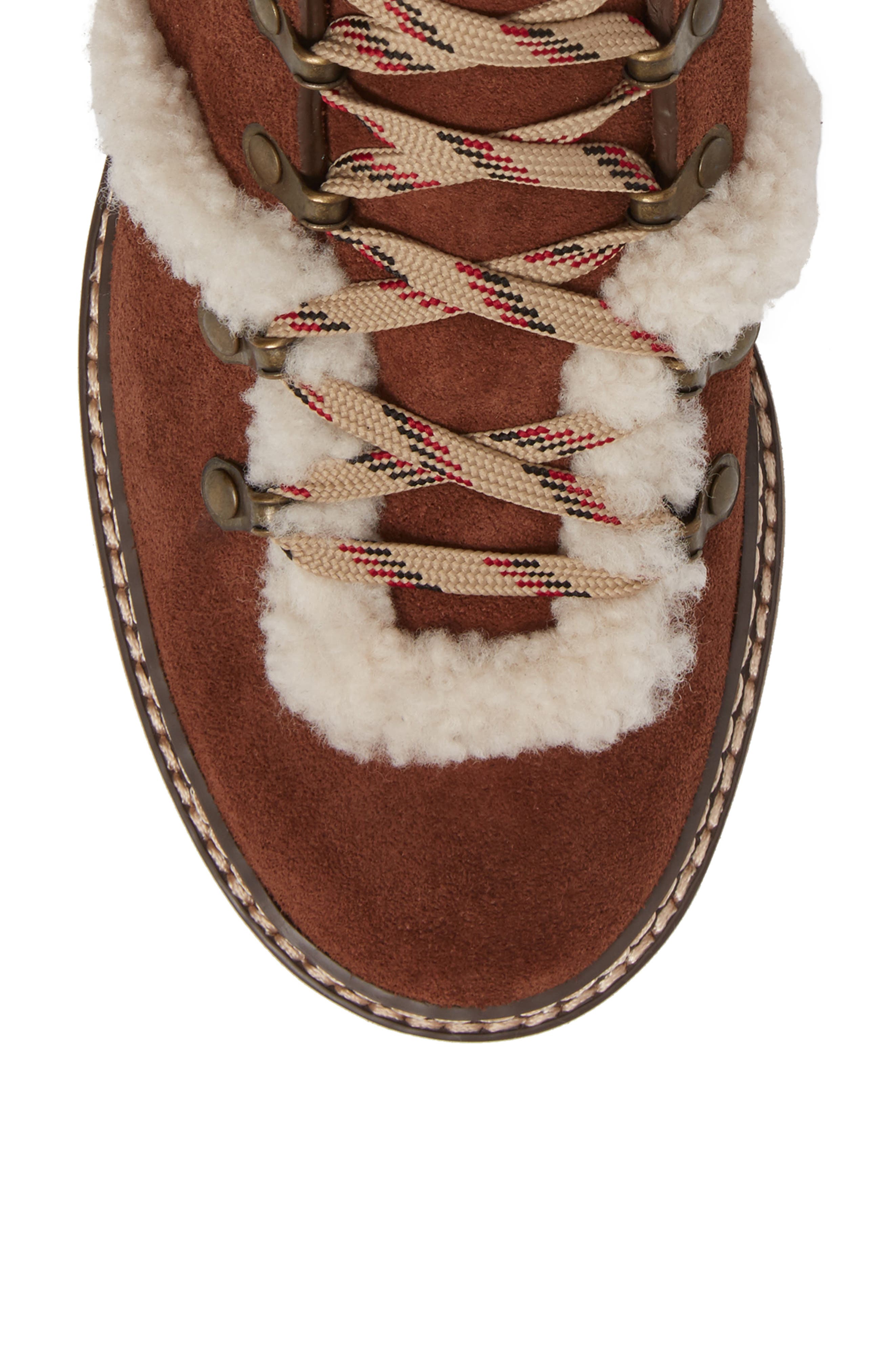 See by Chloé 'Eileen' Genuine Shearling Boot, Alternate, color, 