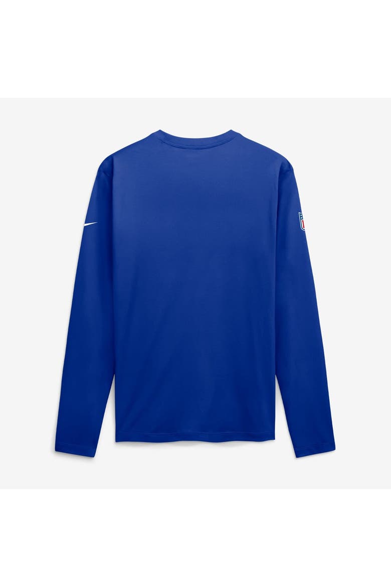 Men's Nike Royal Buffalo Bills Sideline Small Logo Legend Dri-FIT Long Sleeve T-Shirt, Alternate, color, Royal