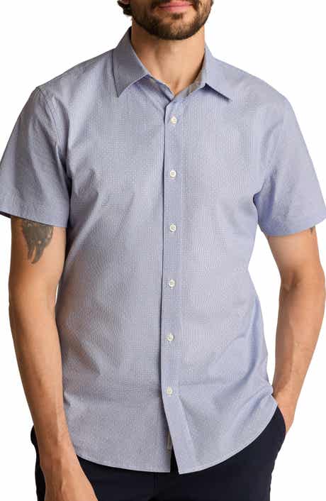 Bonobos Riviera Fil Coupé Dot Stretch Cotton Dobby Button-Up Shirt