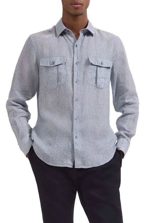 Jasper Linen Button-Up Shirt