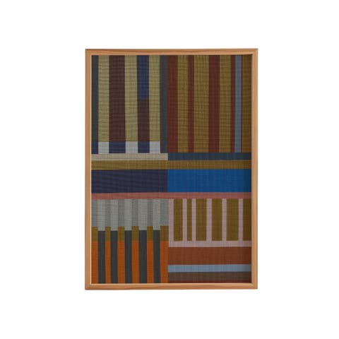 Woven Perspectives No. 03 Geometric Abstract Art Print