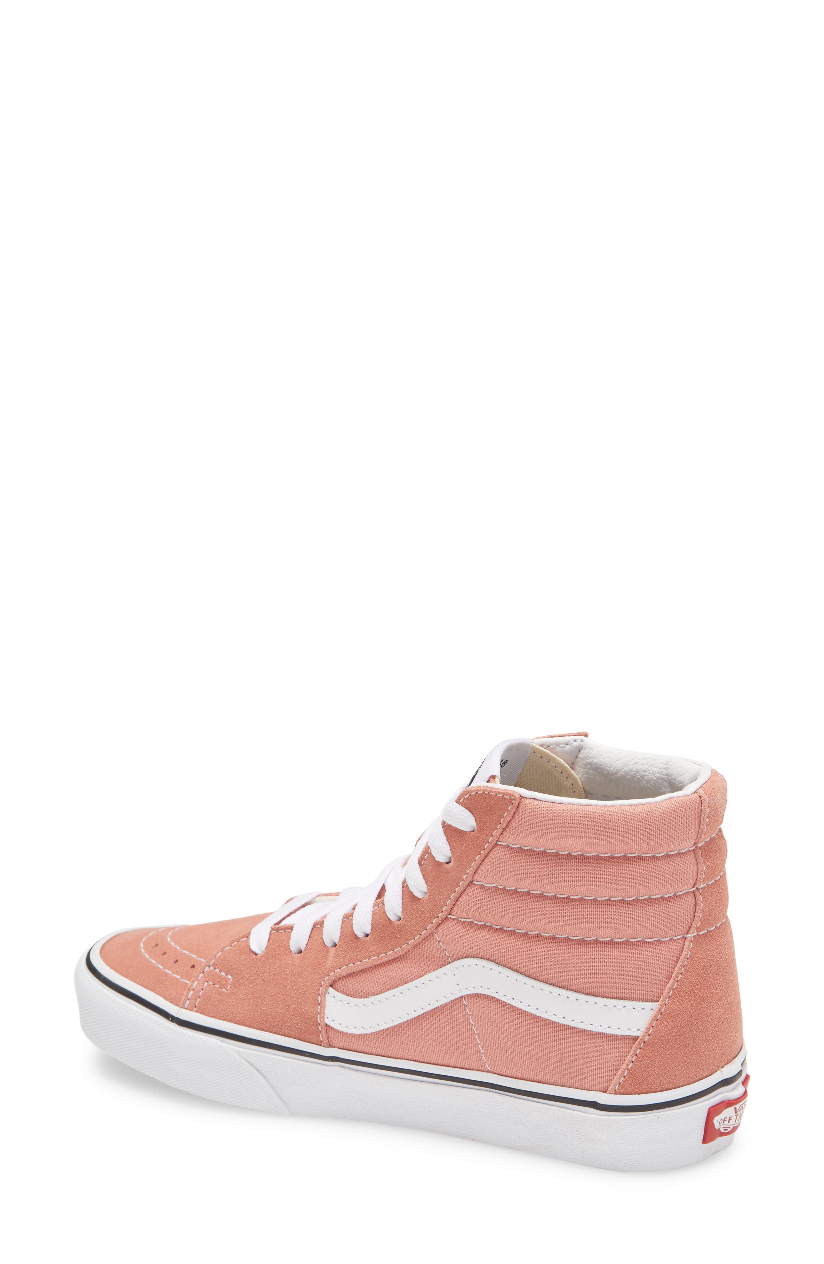 Sk8-HI Platform Lace-Up Sneaker, Alternate, color, ROSE DAWN/ TRUE WHITE