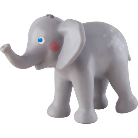 Little Friends Baby Elephant - 3" Chunky Plastic Zoo Animal Toy Figure