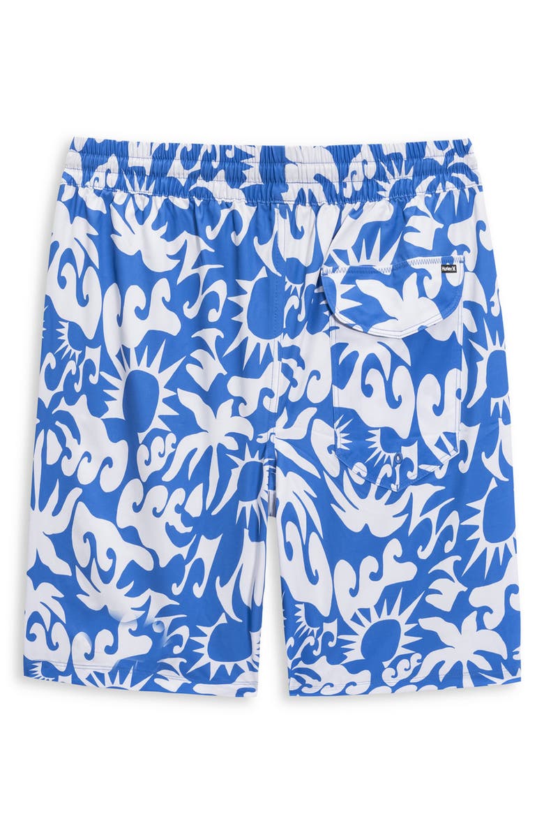 Hurley Sunny Seaside Volley Swim Trunks, Alternate, color, Hydro