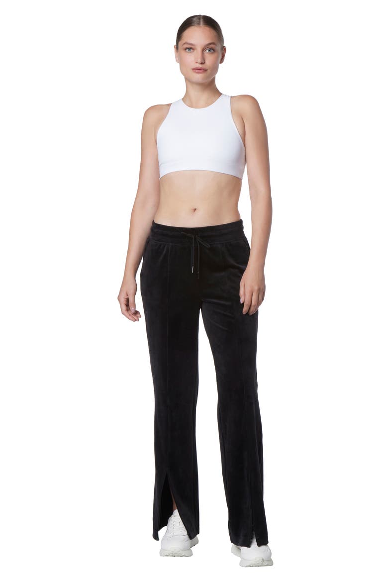 Long Vented Pants, Alternate, color, BLACK