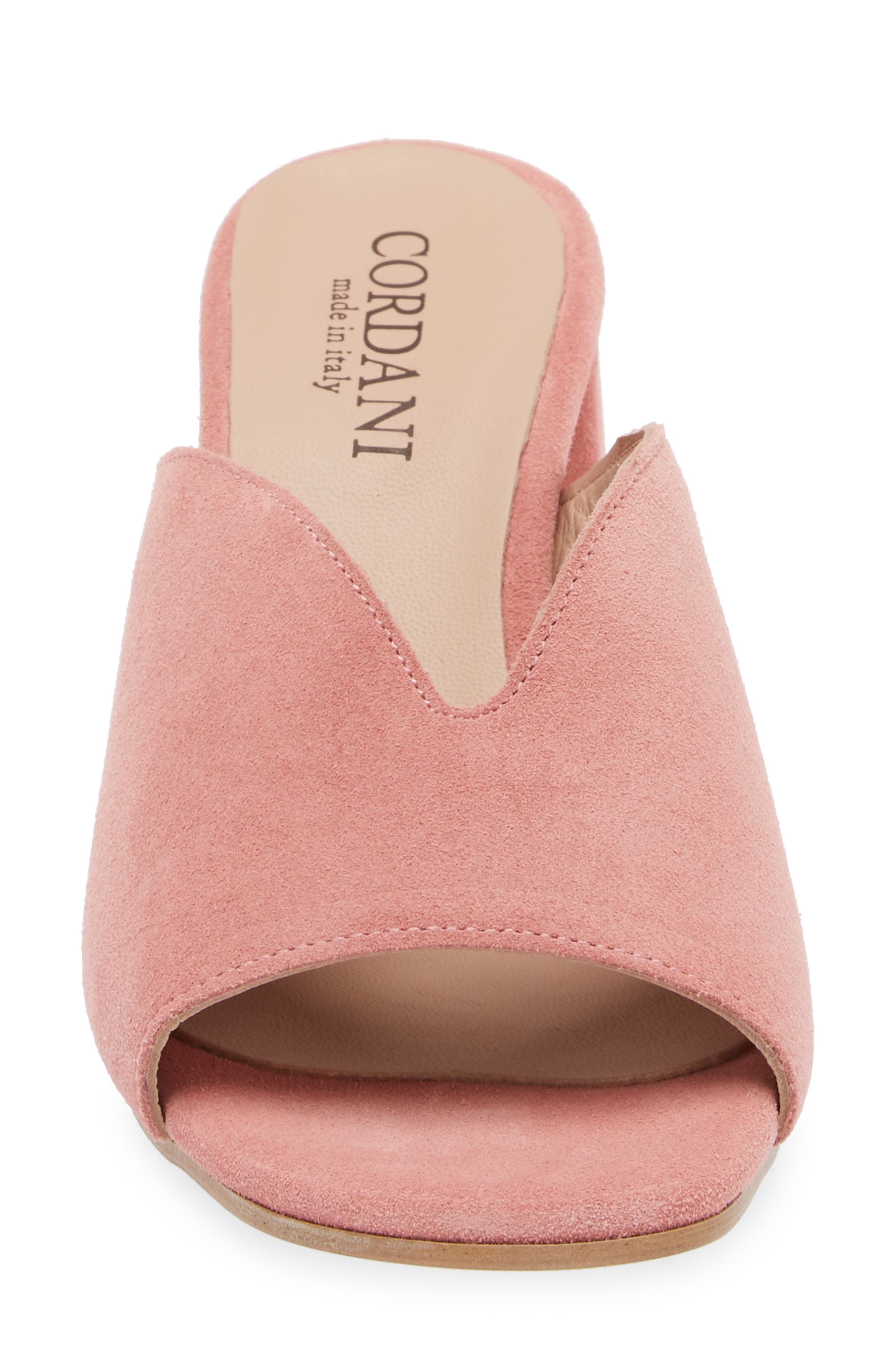 Pollie Slide Sandal, Alternate, color, ROSE SUEDE