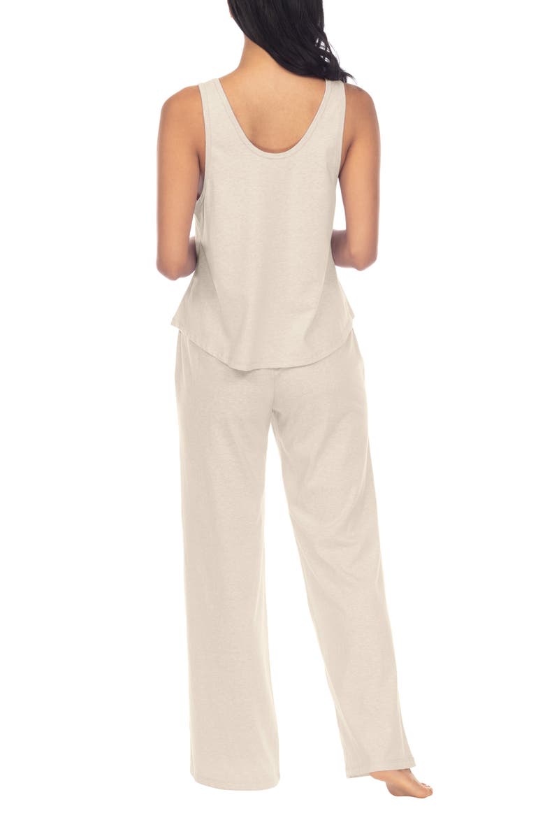 Clocked Out Tank Pajamas, Alternate, color, SERENE
