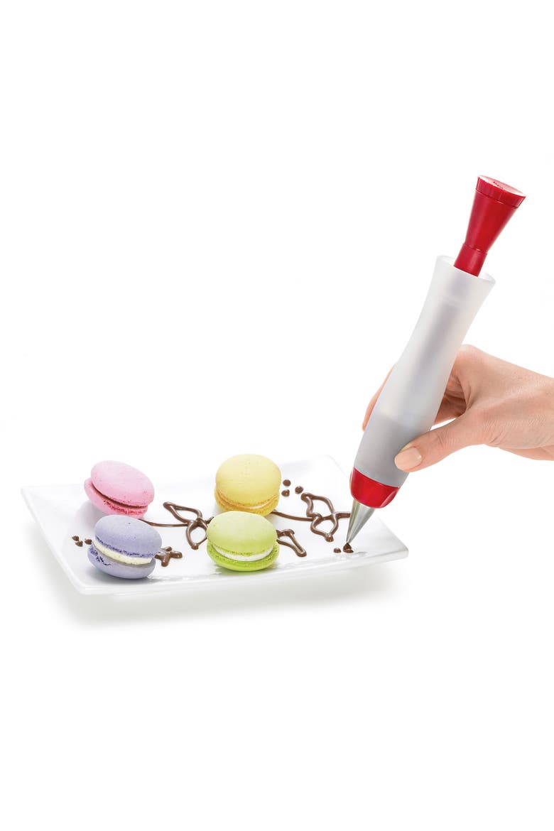 Deluxe Decorating Pen Cookie And Cupcake Baking Food Frosting Pen, Alternate, color, Red