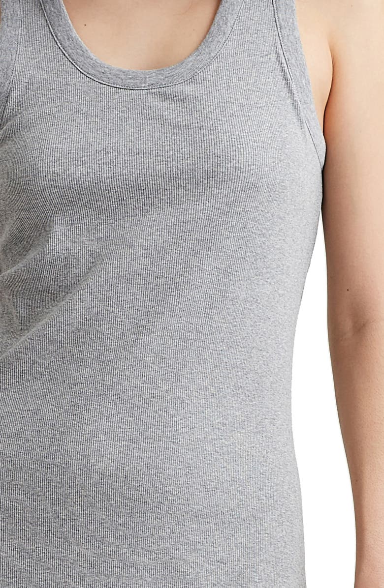 Papinelle Milla Rib Shelf Bra Nightgown, Alternate, color, 