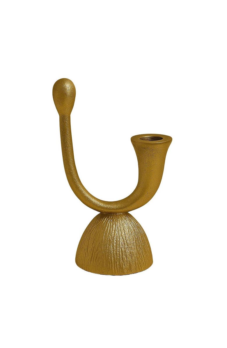 Raiz Studio Loop Candle Holder, Main, color, Gold