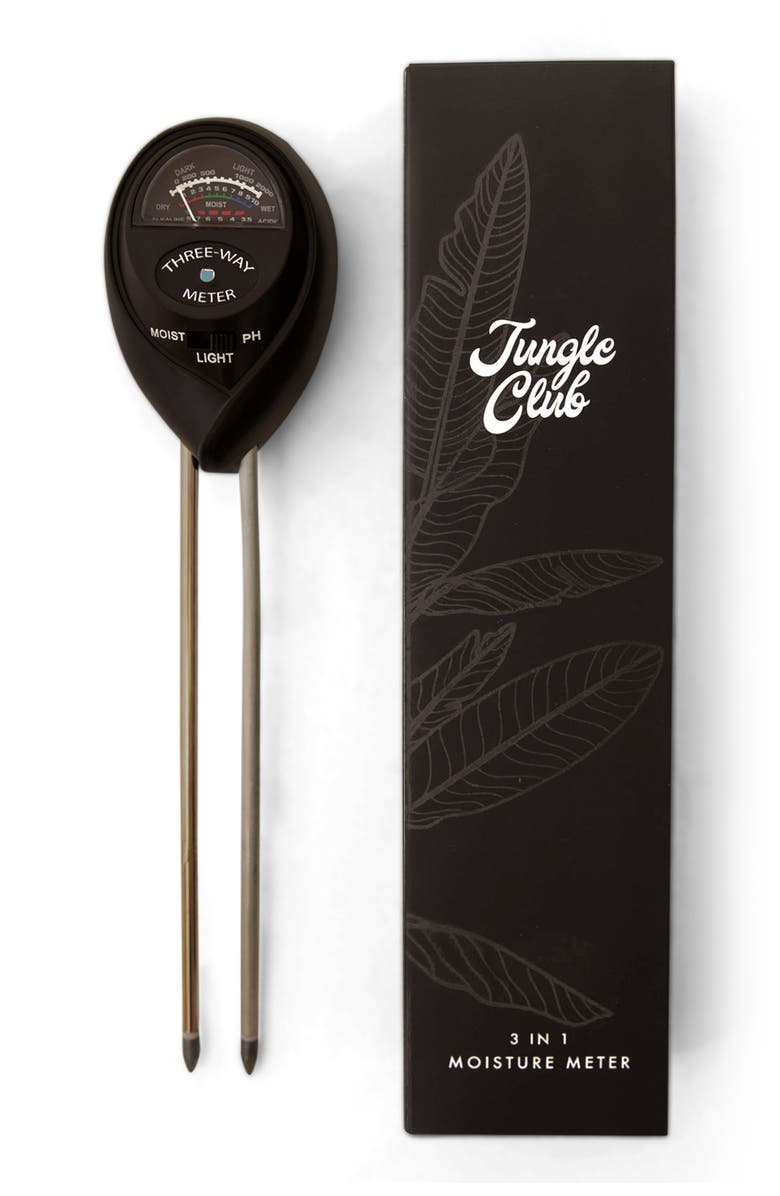 Jungle Club 3-in-1 Moisture Meter, Main, color, Black