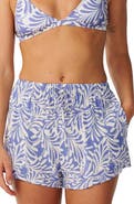 Rip Curl Party Wave Tropical Print Beach Shorts