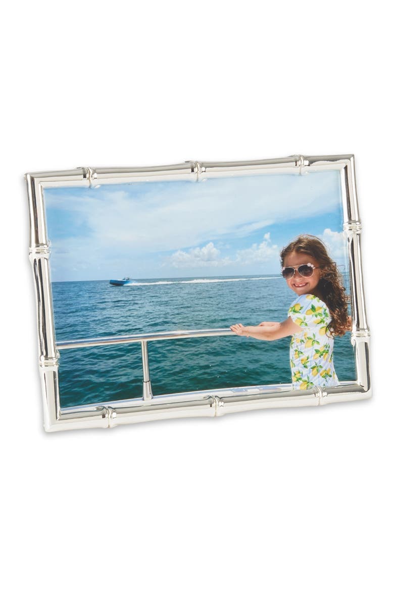 Bamboo Texture Picture Frame, Alternate, color, SILVER MULTI