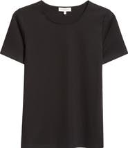 Lafayette 148 New York Stretch Cotton Crewneck T-Shirt