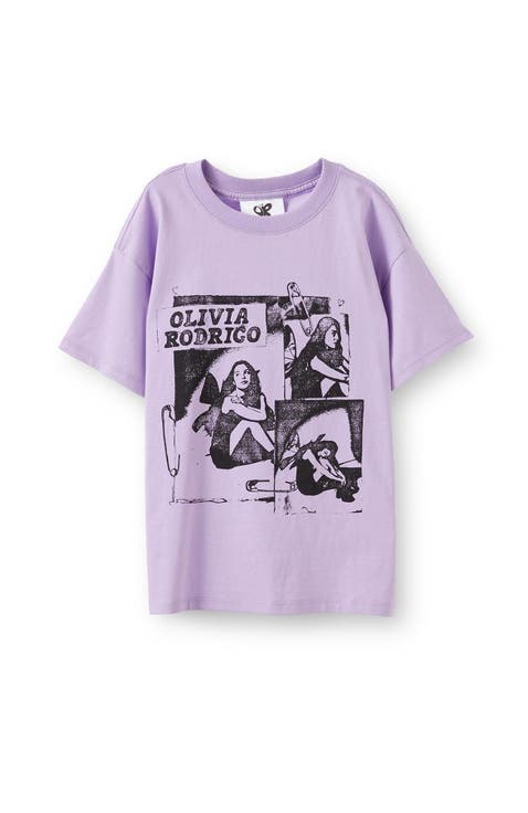License Drop Shoulder Short Sleeve Tee