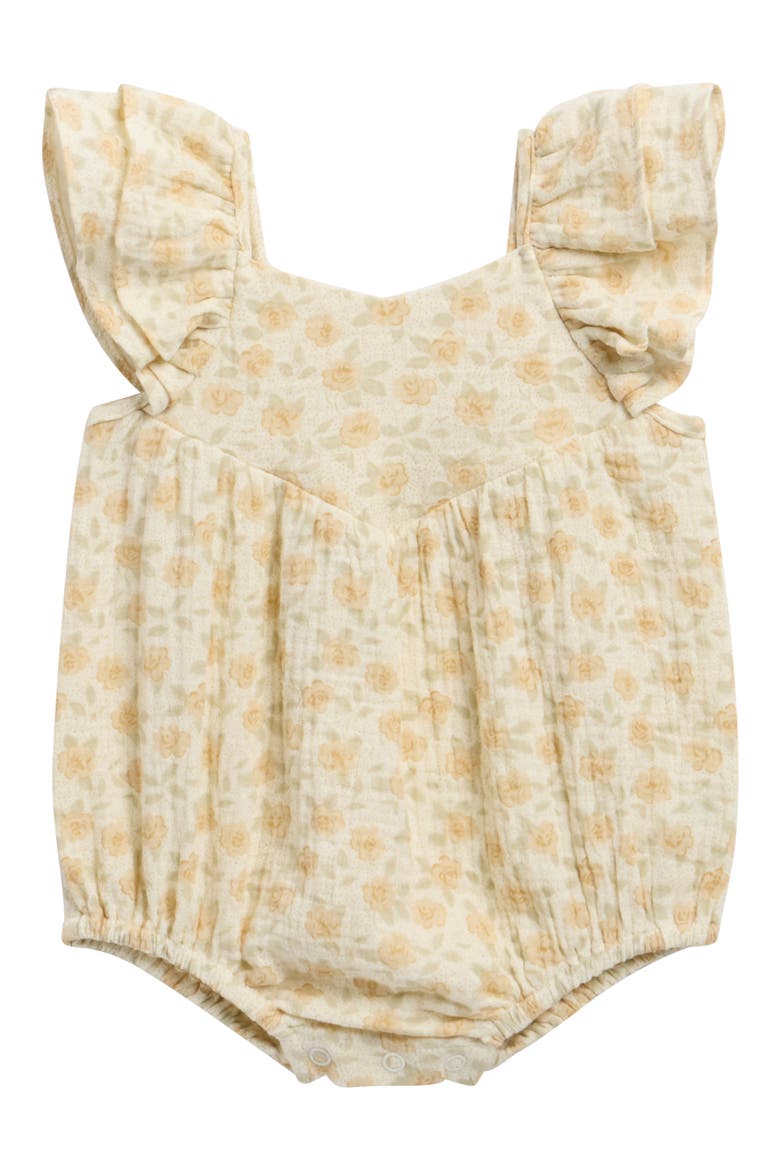 Floral Romper, Main, color, IVORY