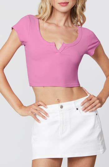 Florence By Mills Rib T-shirt In Pink