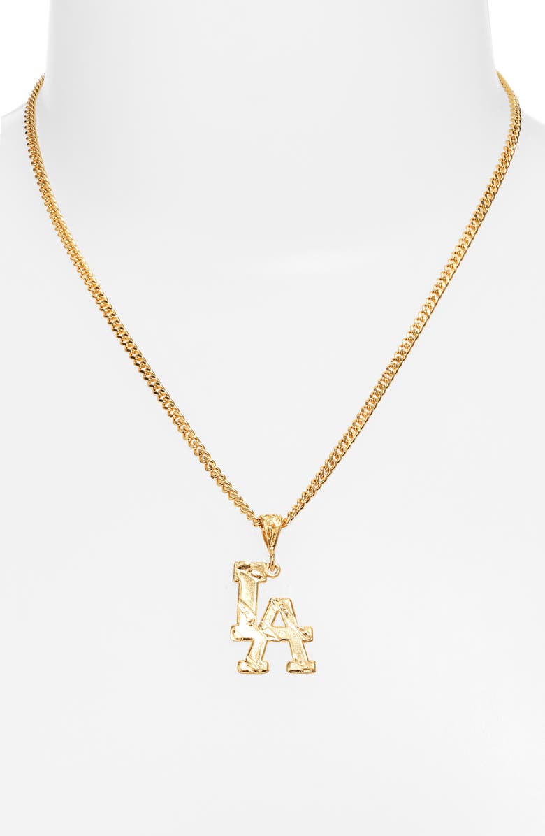 VIDAKUSH LA Love Pendant Necklace, Alternate, color, Gold