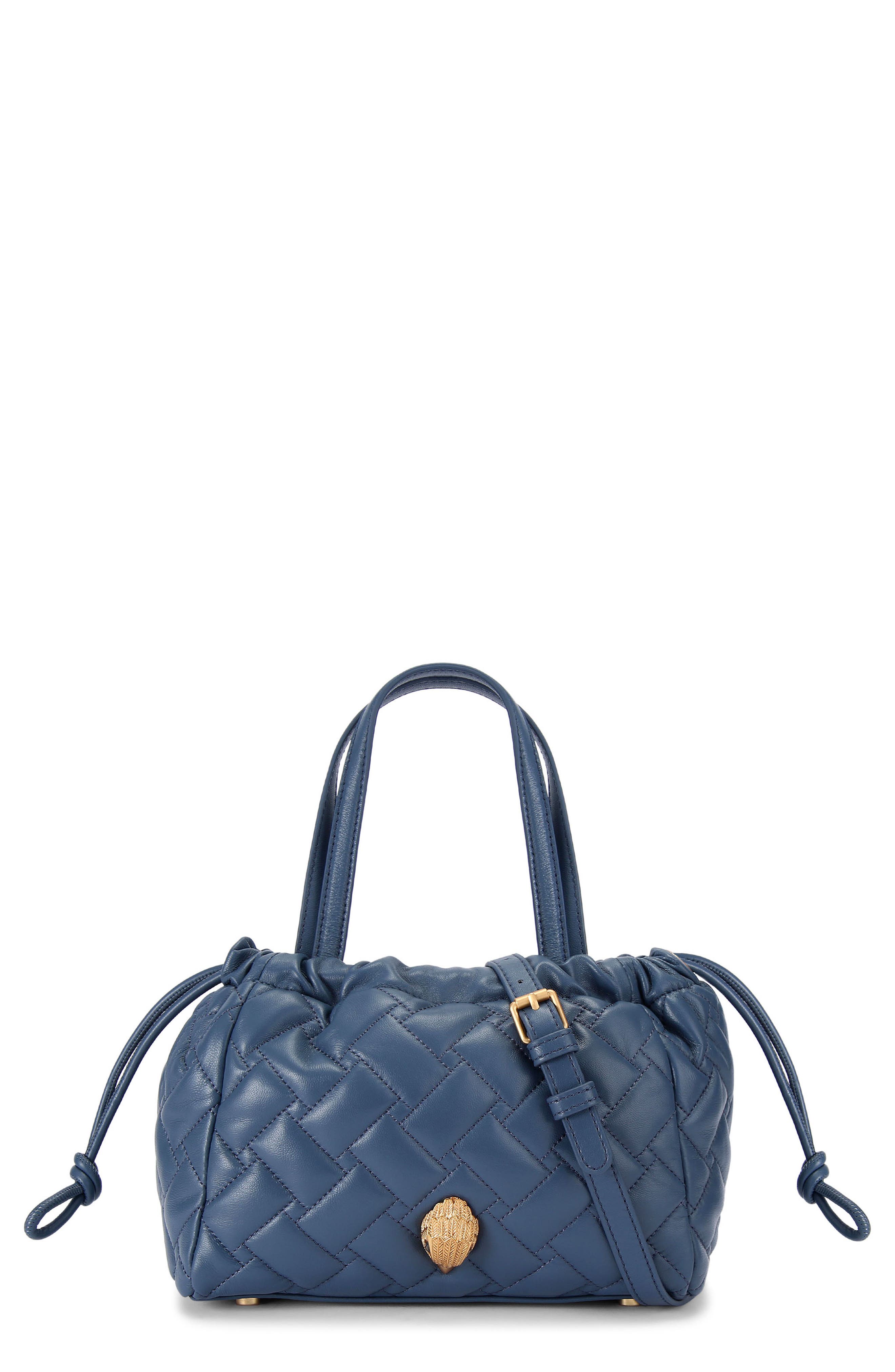 Kurt Geiger London Small Kensington String Quilted Leather Tote