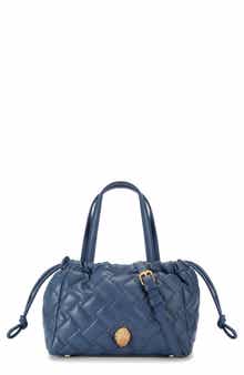 Kurt Geiger London Small Kensington String Quilted Leather Tote