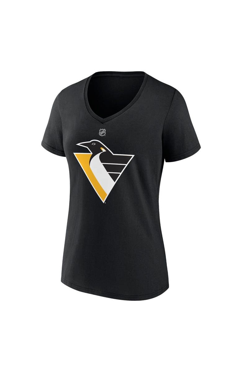 FANATICS Women's Fanatics Branded Evgeni Malkin Black Pittsburgh Penguins Special Edition 2.0 Name & Number V-Neck T-Shirt, Alternate, color, Black