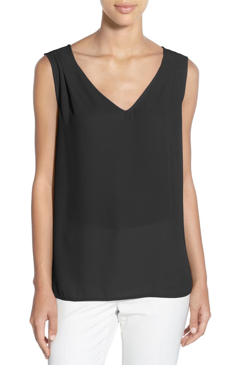 Mixed Media Tank, Main, color, BLACK