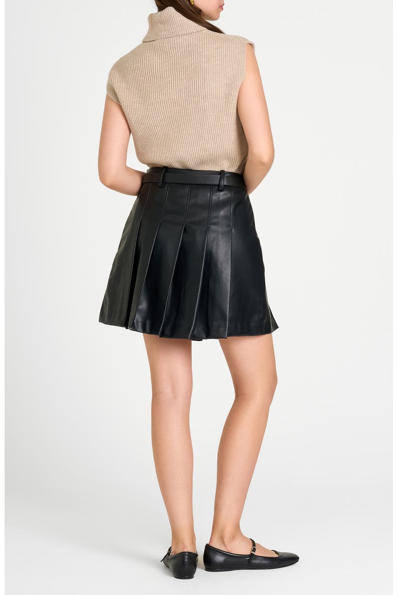 Kai Rib Cap Sleeve Turtleneck Sweater, Alternate, color, GRANITE