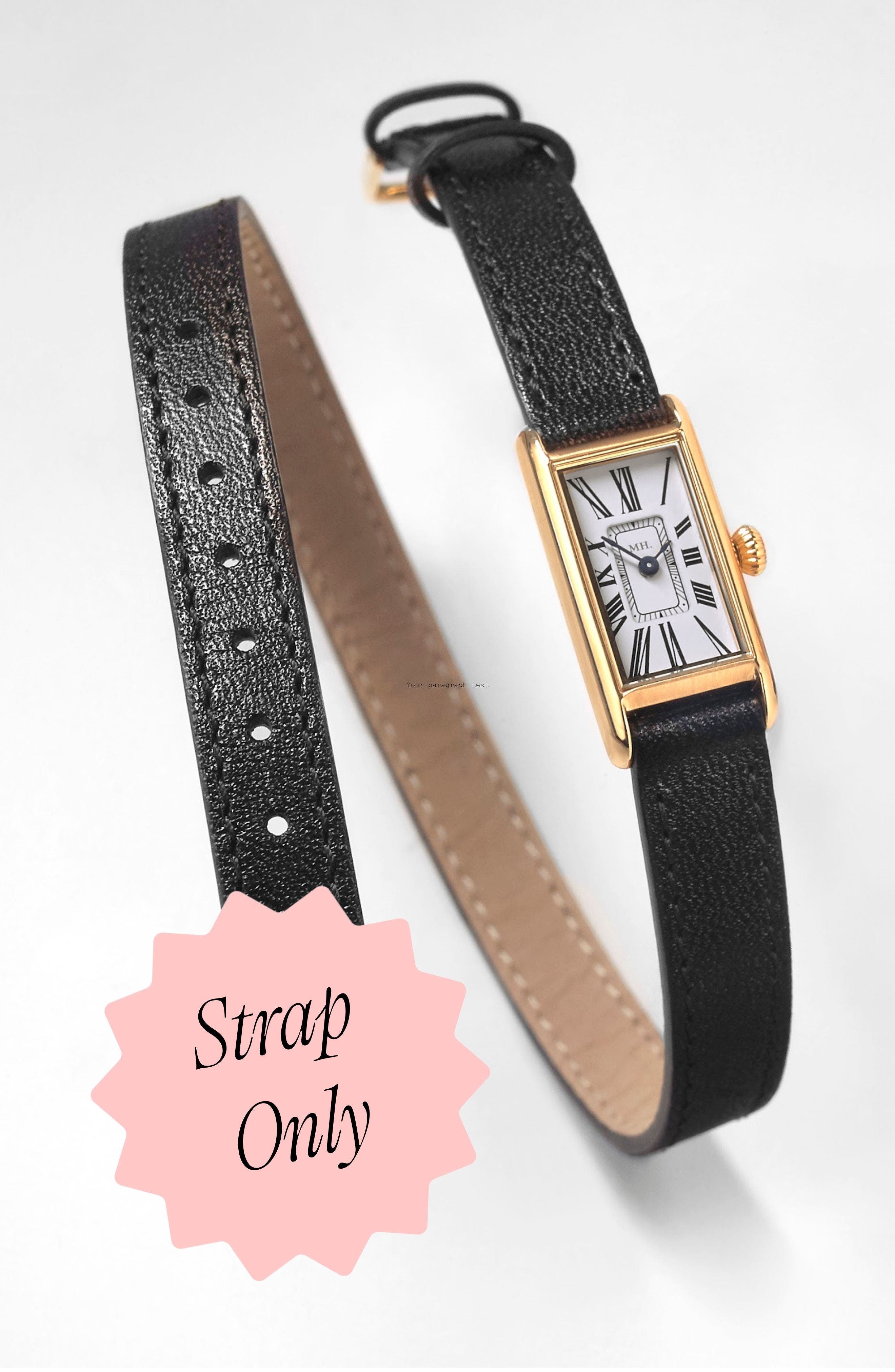 Black Strap - Gold Buckle