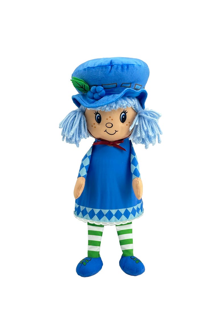 Pop n Flip 15 Inch Blueberry Muffin Plush Doll, Main, color, Blue