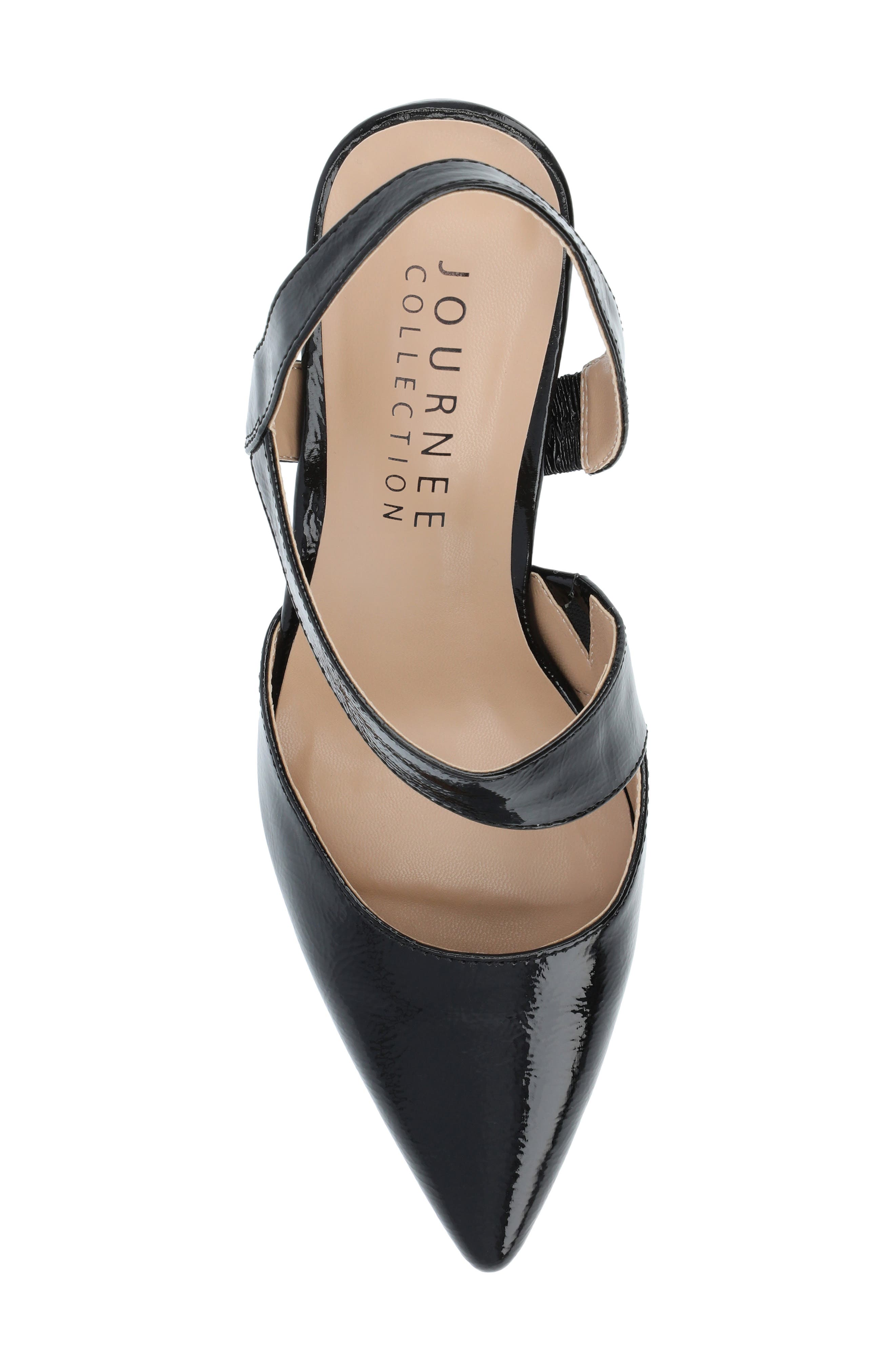 Journee Collection Scarlett Pointed Toe Pump, Alternate, color, Black