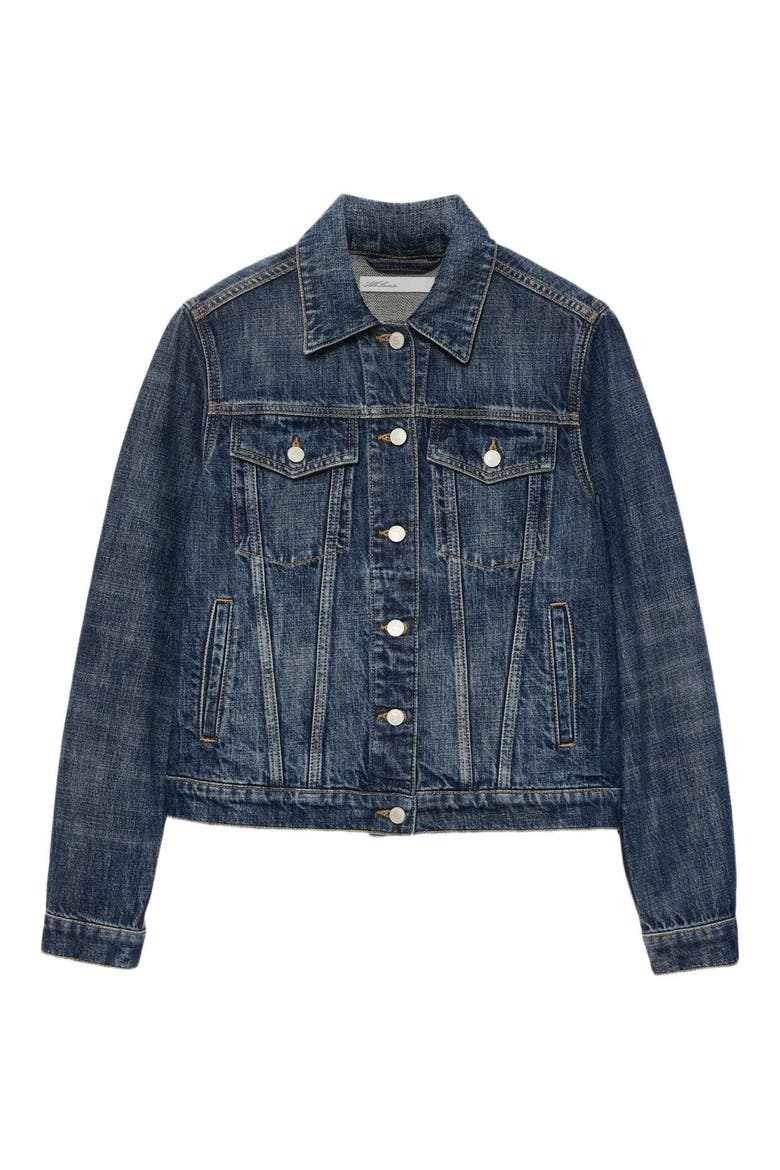 Regular Trucker Jacket, Main, color, DARK INDIGO