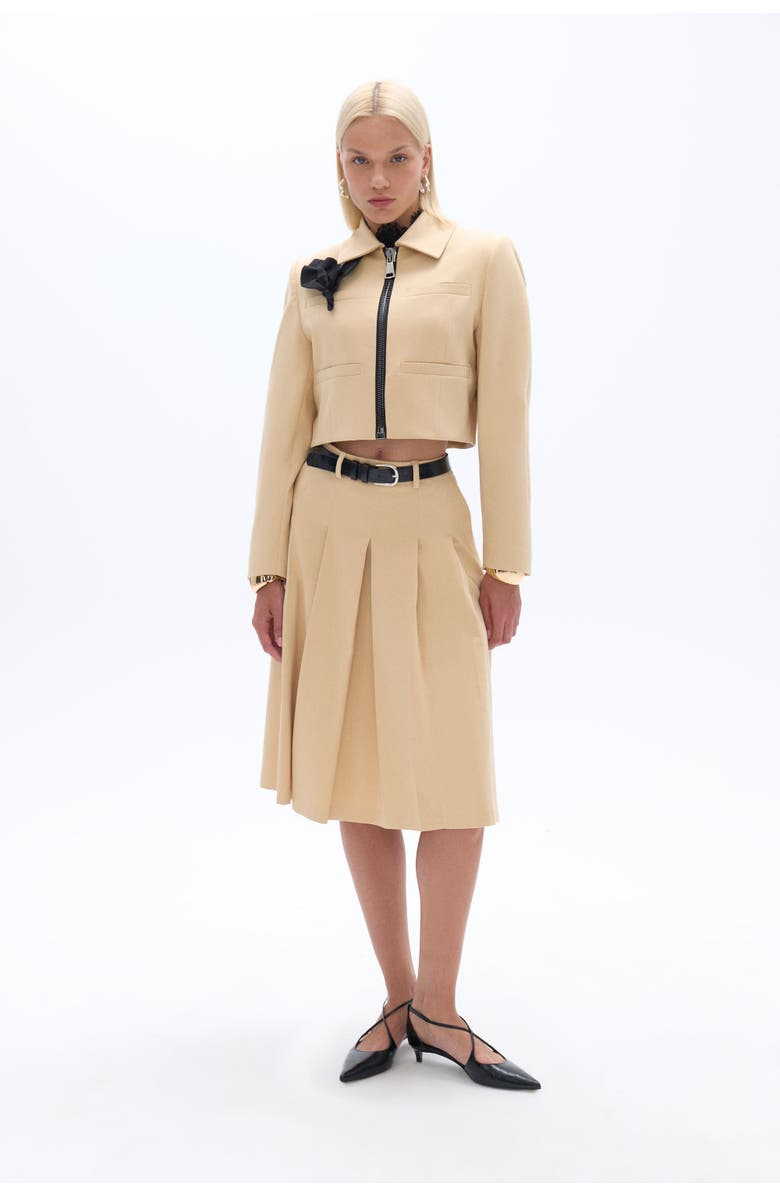 Nocturne Shoulder Pad Crop Jacket, Alternate, color, 