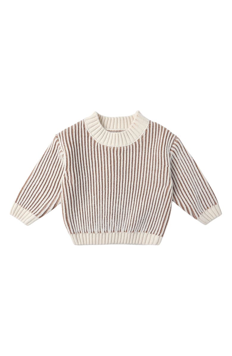 QUINCY MAE Crewneck Sweater, Main, color, Gold