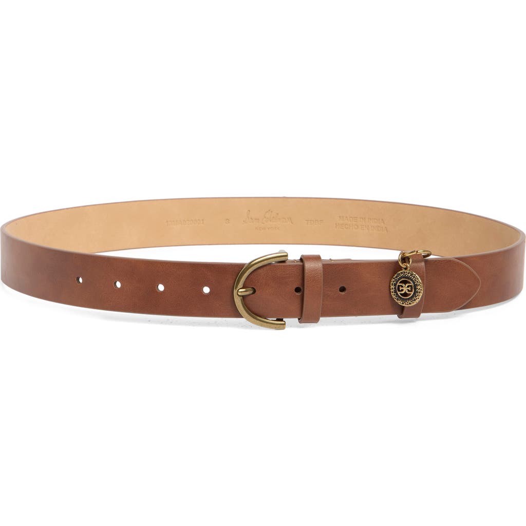 Sam Edelman Croc Embossed Faux Leather Belt