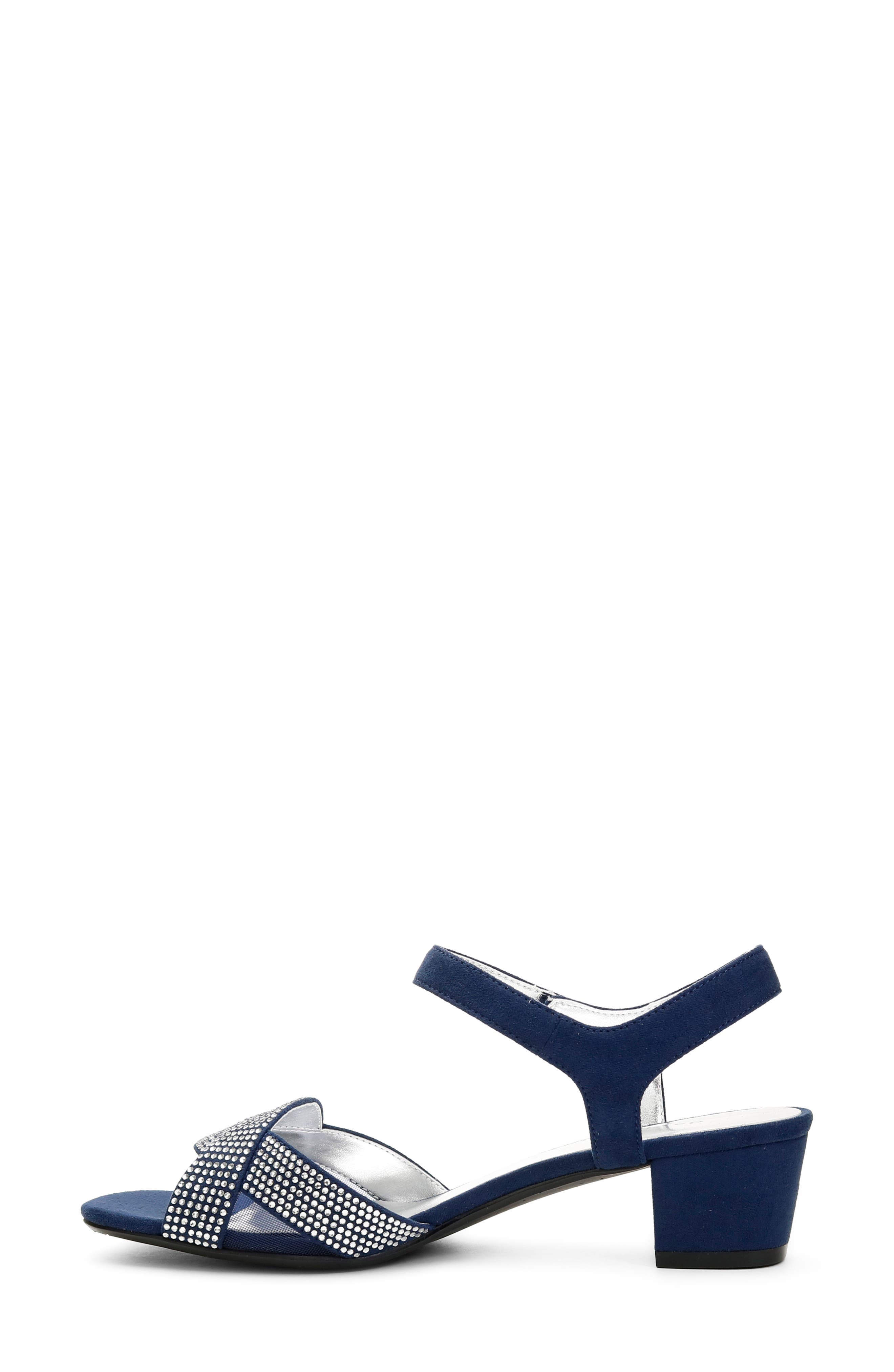 Rona Sandal, Alternate, color, NAVY SUEDE