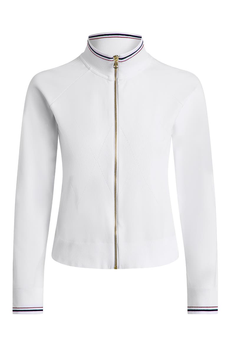 Len Seamless Performance Zip Jacket, Alternate, color, WHITE