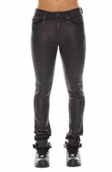 Cult of Individuality Punk Waxed Stretch Super Skinny Jeans