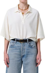 Citizens of Humanity Lowen Oversize Cotton Polo