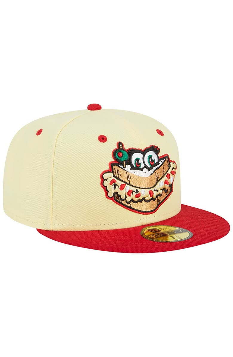 New Era Men's New Era Yellow Augusta GreenJackets Theme Nights Augusta Pimento Cheese 59FIFTY Fitted Hat, Alternate, color, Yellow