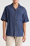 KARL LAGERFELD PARIS Chambray Camp Shirt