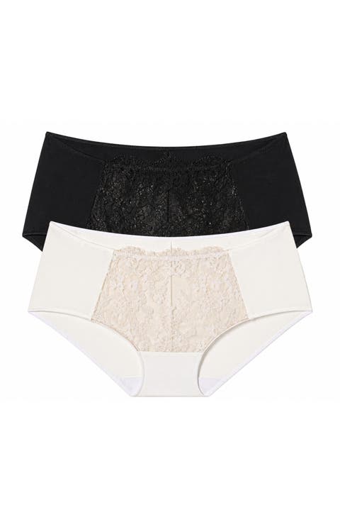 Entice Front Lace Brief 2-Pack