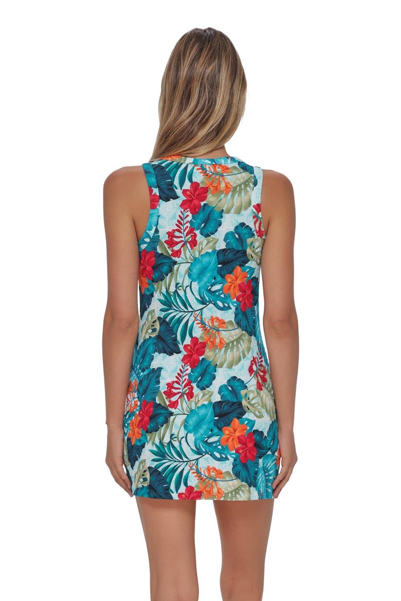 Giovanna Cover-up Dress, Alternate, color, Tiki Tango Rib