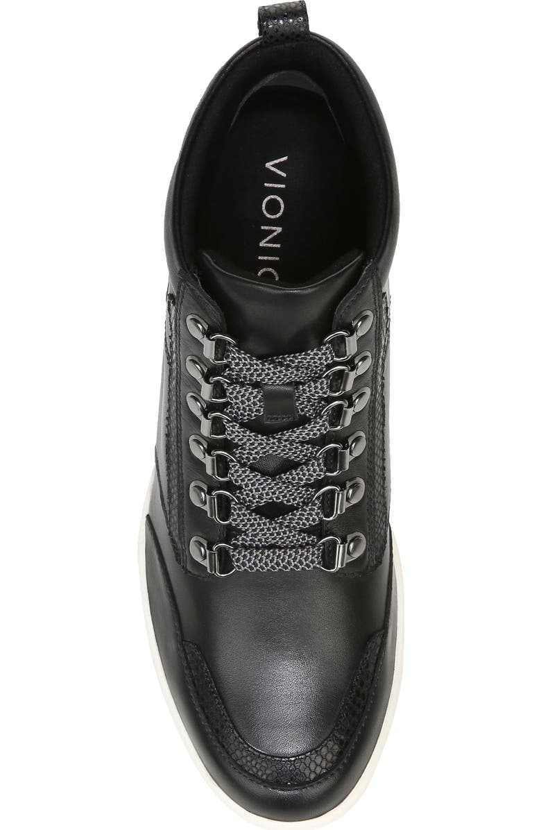 Vionic Jordy Lace-Up Wedge Bootie, Alternate, color,