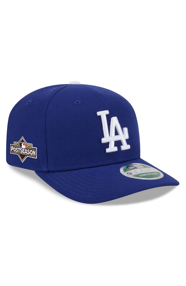 New Era Men's New Era Royal Los Angeles Dodgers 2025 MLB Postseason Side Patch 9SEVENTY Adjustable Hat, Main, color, 
